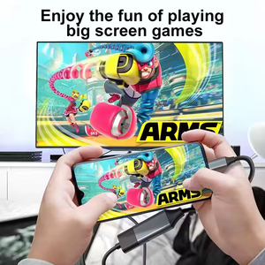 Tipo C para HDMI Adaptador USB 3,1 Macho HDTV Hembra Cable Convertidor Compatible 4K 30HZ Chaqueta de PVC para Laptop Tablet TV MacBook Came - Product Image 5