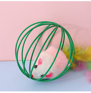 Vendita Diretta del Produttore di Giocattoli Colorati, Giocattoli Interattivi per Gatti con Topo Rotolante - Product Image 4