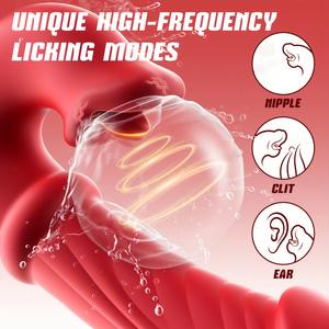 هزاز نسائي للنقطة G بـ10 ترددات مقاوم للماء مع خاصية الشفط التلسكوبي للبظر يعمل بالشحن عبر USB - Product Image 3