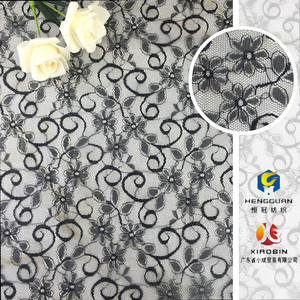 Tissu en dentelle <span class=keywords><strong>suisse</strong></span> creuse sur mesure en gros, 100% polyester, dentelle française en tulle nigérian pour robe de soirée de mariage - Product Image 3