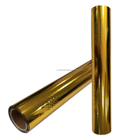 Rouleau de stratification thermique de film de stratification de feuille d'or et d'argent métallisée par PET pour l'emballage de carton d'industrie de l'emballage