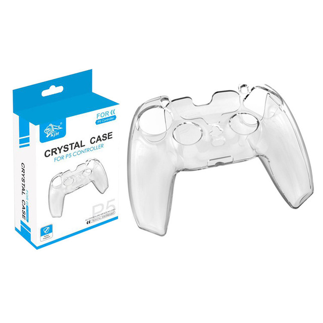 Clear Shell for PS5 Controller PC Cover for PS5 Protective Case Cover