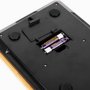 Báscula de Cocina Multifuncional de Bambú Plano, Báscula de Alimentos de Alta Precisión del Tamaño de la Palma de la Mano para Ingredientes y Hierbas - Product Image 4