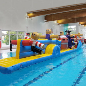Parcours d'obstacles aquatiques gonflable pour <span class=keywords><strong>piscine</strong></span>, course aquatique, jeux sportifs aquatiques, parcours d'obstacles, fête à la <span class=keywords><strong>piscine</strong></span> - Product Image 1