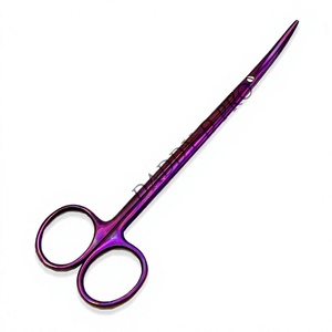 Super Cut <b>Tungsten</b> Carbide Scissors Purple Handle Surgical TC Scissors Stainless Steel Precision Operating Scissors Reusable CE - Product Image 1