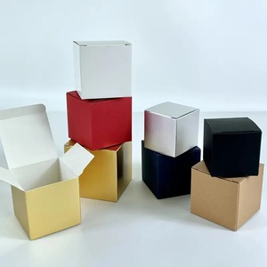 Multi-Size Foldable <strong>Cardboard</strong> Square Gift <strong>Box</strong> for Candy Soap Jewelry Wedding <strong>Decor</strong> Custom Corporate Favor Packaging - Product Image 1