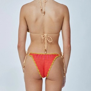 Custom New Handmade Quick Dry V-Neck <strong>Bikini</strong> <strong>Set</strong> <strong>Plus</strong> <strong>Size</strong> Hanging Split Swimsuit 2-Piece <strong>Set</strong> for Beach - Product Image 2
