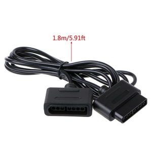 Cable de extensión de 1x6 pies para mando Nintendo SNES, Compatible con Retro-<span class=keywords><strong>Duo</strong></span> y FC <span class=keywords><strong>Twin</strong></span> Black, nuevo - Product Image 4