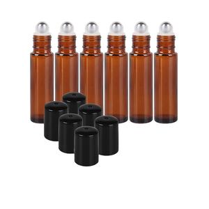 1ml 2ml 3ml 5ml 8ml 10ml 15ml 20ml Roll on <b>Glass</b> clear Green Blue <b>Amber</b> Essential Oil Metal Roller <b>Bottle</b> with Roller - Product Image 4