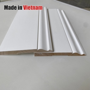 Rodapié de Pino Radiata Imprimado con Luz LED, Rodapié Moderno de Superficie Lisa Resistente a la Humedad para Construcción - Product Image 2