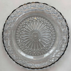 Platos de Cristal con Borde Dorado para Alquiler en Bodas y Fiestas, Diseño Elegante, Nuevo de Fábrica 2023 - Product Image 2