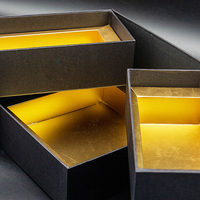 Boîtes rigides recyclables haut de gamme pour présentation de chocolats, présentoir en forme de livre, plateau pour colliers, bagues, montres, bijoux, impression UV en relief