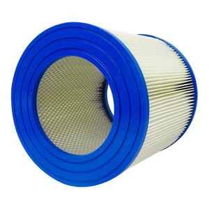 TOPEP Vente Directe Fabricant Nouveau <span class=keywords><strong>Filtre</strong></span> à <span class=keywords><strong>Air</strong></span> Personnalisé 152*250*245 en Tissu Polyester avec Embout en PU Bleu et Châssis Interne en Acier Inoxydable 304 - Product Image 2