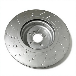 34216878179 Disque de frein ventilé perforé à succès, disque de frein avant gauche pour Série 5 G30 Série 7 G11 G12 370X24 - Product Image 3