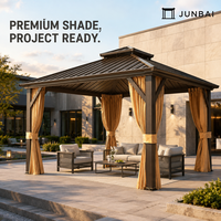 Poteaux en aluminium réglables de 4 à 8 pieds pour terrasse ou pergola, idéaux pour les espaces de terrasse et de patio, avec configuration par kit.