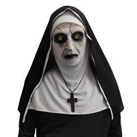 Masque de maquillage effrayant personnalisé pour fête, vente en gros, nouveauté, masque de farce, grimace, casque de nonne effrayante