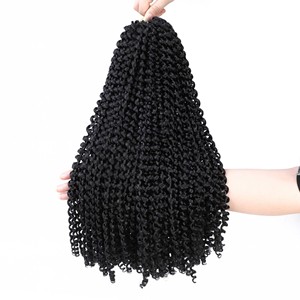 Tresse au crochet de style bohème <span class=keywords><strong>avec</strong></span> des fibres mélangées, nœud pré-noué à l'extrémité, convient aux produits d'extension de <span class=keywords><strong>coiffure</strong></span> pour femmes - Product Image 2