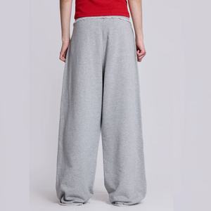 Pantalones Jogger de Hombre de Algodón Grueso de Felpa Francesa, Estilo Ancho y Holgado, Personalizados, de Moda, al por Mayor - Product Image 5