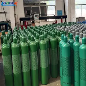 China Cilindro De Aço Sem Costura Padrão Fabricação De Oxigênio/Nitrogênio n2/CO2/Argônio/Cilindro De Gás Do Tanque De Hélio