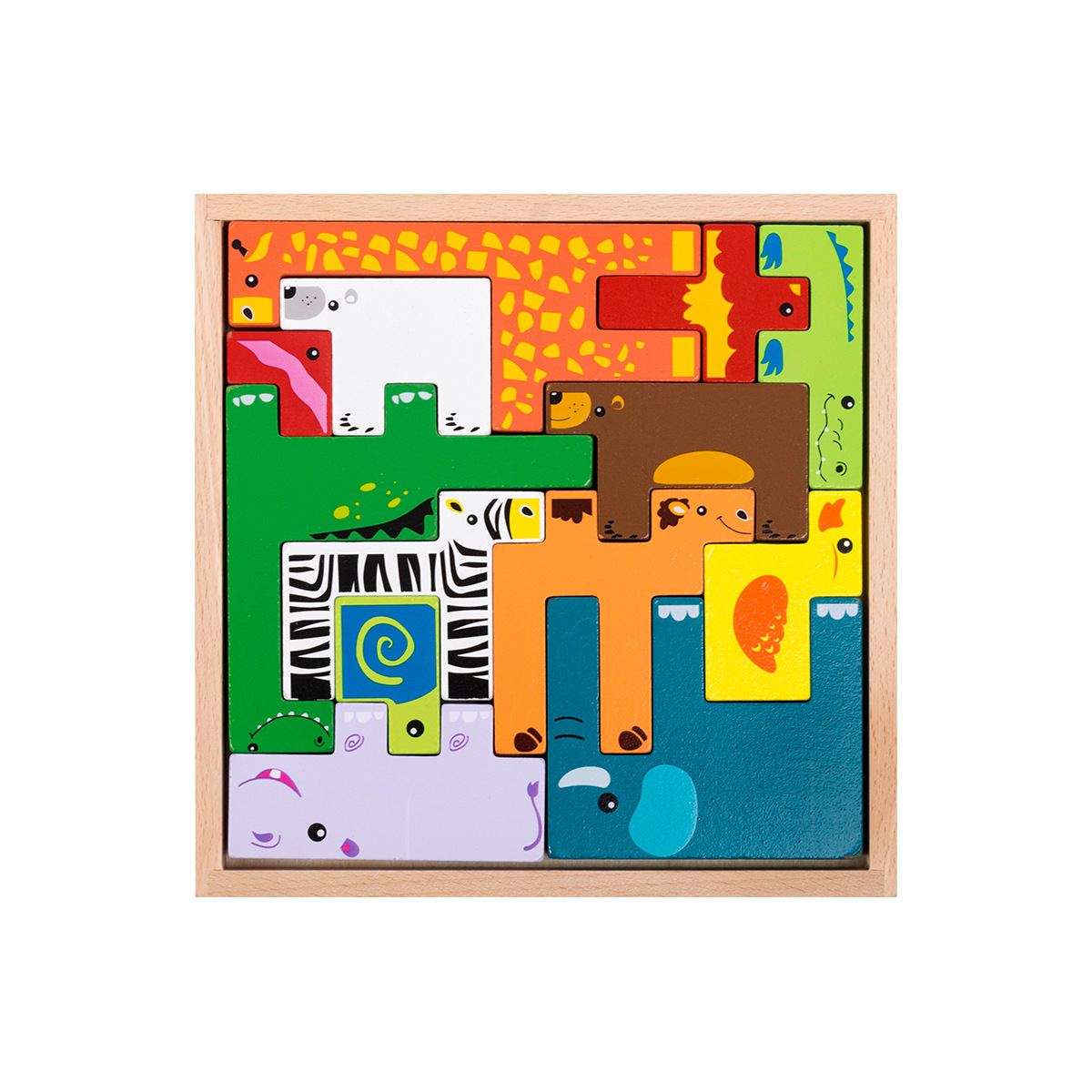 Puzzle Tetris d'animaux