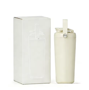 Ensemble de bouteilles shaker pour protéines sportives de 750 ml, shaker à double paroi <span class=keywords><strong>en</strong></span> Tritan, récipient à protéines <span class=keywords><strong>en</strong></span> acier inoxydable 304 et cuillère, ensemble de fitness - Product Image 6