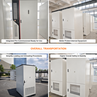 Armoire de stockage de batteries solaires pour solutions commerciales et industrielles de réduction des pics et d'optimisation des creux de consommation