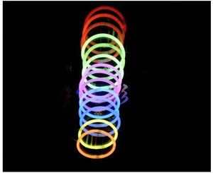 ของตกแต่งปาร์ตี้คริสต์มาสและฮาโลวีน สร้อยข้อมือ สร้อยคอ เรืองแสงในที่มืด อุปกรณ์ประกอบฉากเรืองแสง แท่งไฟ LED - Product Image 6