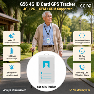 Localizador <span class=keywords><strong>GPS</strong></span> Delgado para Tarjetas <span class=keywords><strong>de</strong></span> Identificación al Mejor Precio, 4G en Tiempo Real, <span class=keywords><strong>Dispositivo</strong></span> <span class=keywords><strong>de</strong></span> Rastreo <span class=keywords><strong>GPS</strong></span> para Estudiantes/Empleados/Personal/Adultos Mayores - Product Image 1