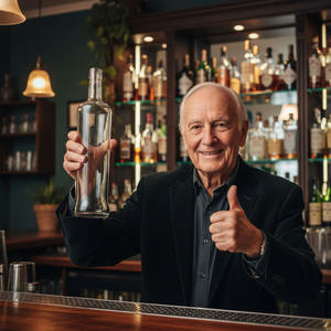 Botella de Vidrio Transparente de Lujo de 700ml/750ml para Whisky, Vodka, <span class=keywords><strong>Brandy</strong></span>, Ginebra y Licores, con Etiqueta Personalizada en Relieve y Tapa de Rosca - Product Image 3