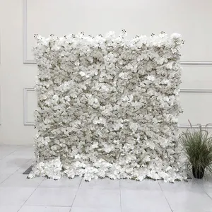 2022 Blumen wand für Hochzeit Hintergrund dekoration Blumen wand Panel künstlichen Hintergrund Design