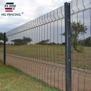 Clôture anti-escalade à <span class=keywords><strong>prix</strong></span> d'usine, revêtement poudré noir et vert, clôture en maille anti-escalade haute sécurité 358 - Product Image 6