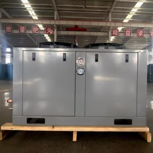 Unité de condensation à air refroidi <span class=keywords><strong>U</strong></span> 5HP/8HP/10HP avec compresseur scroll, moteur, pour réfrigération industrielle et congélateur spiral, haute économie d'énergie - Product Image 4