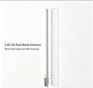 Antena de Estación Base de Fibra de Vidrio <span class=keywords><strong>Aurara</strong></span> Yu DP01 WIFI para Exteriores, Doble Banda 2.4G y 5G, 12dBi de Alta Ganancia, Conector N Macho, Montaje en Poste, IP67 - Product Image 2