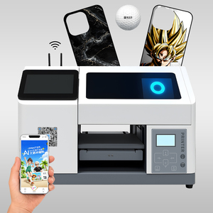 Mobil Uygulama Akıllı UV Mürekkep Püskürtmeli Yazıcı, Telefon Kılıfı, Golf Topu, PVC Kimlik Kartı Baskısı, <span class=keywords><strong>H5</strong></span> Yapay Zeka Fonksiyonlu A4 Baskı Makinesi - Product Image 1