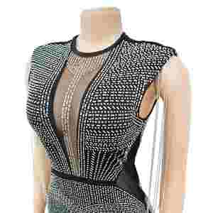 Vestido de Fiesta de Lujo con Bordado de Marca Famosa, Diseño de Alta Costura para Mujer, Falda sin Mangas con Apliques de Gasa - Product Image 6