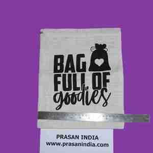Portable Reusable Jute Drawstring <b>Pouch</b> Bags-Eco-Friendly & <b>Water</b> Resistant Encouraging Thoughtful Reflection - Product Image 3