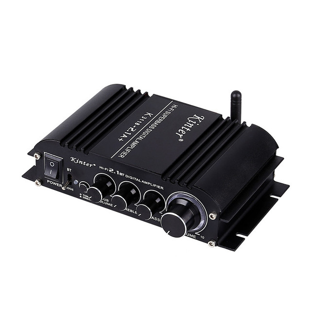 Kinter TPA3118 2.1A+ 12v Mini Hifi Bass 2.1 Channel Audio BT 5.0 Power Subwoofer Amplifier