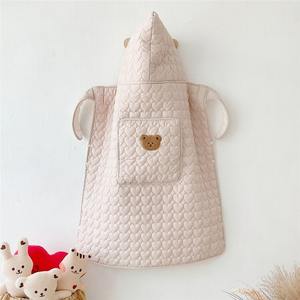 Couverture de <span class=keywords><strong>poussette</strong></span> pour bébé en hiver - Couverture épaisse et chaude à capuche extensible, réversible, cape à capuche, convient à toutes les saisons - Product Image 6