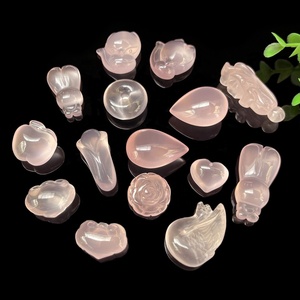 Cisne <span class=keywords><strong>de</strong></span> piedra natural tallado cristales curativos Corazón <span class=keywords><strong>de</strong></span> <span class=keywords><strong>cuarzo</strong></span> rosa favores <span class=keywords><strong>de</strong></span> la boda recuerdo joyería <span class=keywords><strong>de</strong></span> cristal - Product Image 1