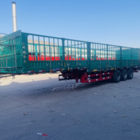 Semi-remorque à clôture pour le transport de bétail en vrac, 60 tonnes, 3 essieux, en acier de haute qualité, avec composants robustes, à vendre