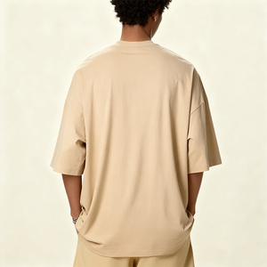 Camiseta de Alta Calidad <span class=keywords><strong>para</strong></span> Hombre, 100% Algodón, con Cuello Grueso, Peso de 230 Gramos, con Puños Extra Grandes - Product Image 3