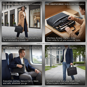 Bolso de Mano <span class=keywords><strong>para</strong></span> Portátil 2026, Estilo Profesional, Casual, Simple, Impermeable, <span class=keywords><strong>para</strong></span> <span class=keywords><strong>Hombre</strong></span> y Mujer, Fabricante BSCI, Personalizado - Product Image 3