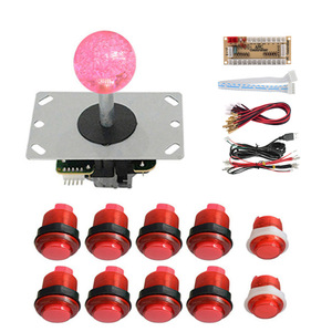 ชุดจอยสติ๊กอาร์เคด DIY พร้อมปุ่ม 10 ปุ่ม คอนโทรลเลอร์ USB สำหรับพีซีสำหรับเล่นเกม - Product Image 3