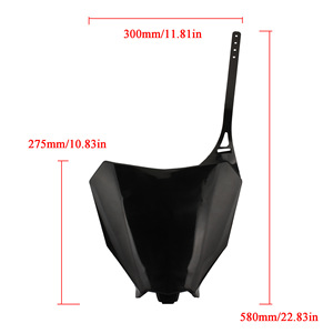 Cubierta frontal para matrícula de motocicleta Zuqing para Honda Crf250r Crf450r, opción de color negro, rojo y blanco - Product Image 2