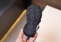 Chaussures de sport pour enfants, garçons et filles, nouvelles baskets à plateforme respirantes, antidérapantes, fermeture à boucle et crochet, tige en PU, taille moyenne et grande, semelle souple