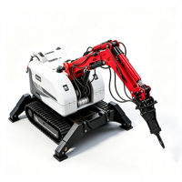 Robot de démolition multifonctionnel sur chenilles pour la détection en temps réel des gaz et la suppression des dangers cachés dans les tunnels miniers