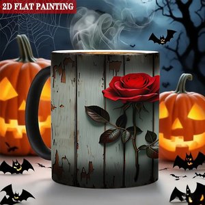 <b>Ceramic</b> <b>Mug</b> 11oz Frosted Black Heat Color Changing Custom Blank Cup - Product Image 6