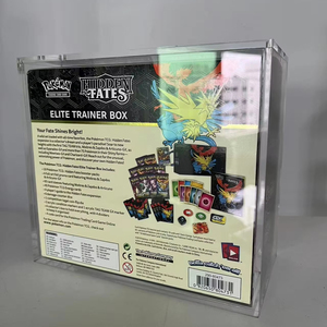 Hiện Đại 5Mm Dày Acrylic Bảo Vệ Trường Hợp Với Từ Bìa Thân Thiện Với Môi Pokemon EMB Huấn Luyện Viên Hộp Hiển Thị Trường Hợp Đánh Bóng Bề Mặt - Product Image 3
