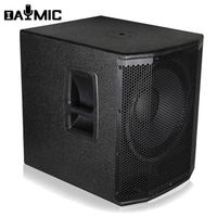 Système de sonorisation professionnel, haut-parleurs actifs de 15 pouces avec amplificateur de puissance de 1000 W pour spectacle DJ sur scène