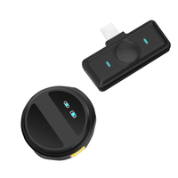 Microphone Lavalier sans Fil Magnétique 2.4G Mini Plug-and-Play pour Téléphone, Kit Clip pour Enregistrement Vidéo et Diffusion en Direct